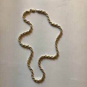 20" AGI Yellow Gold Vermeil Rope Chain (5.6mm)